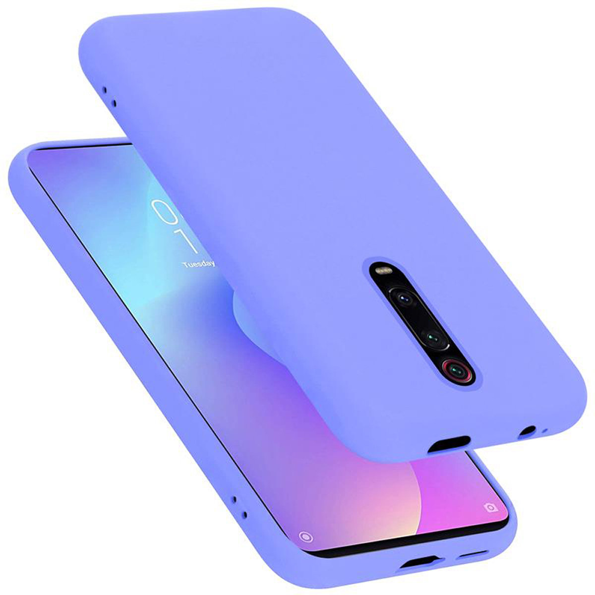 Pokrowiec Do Xiaomi Mi 9T / Mi 9T PRO / RedMi K20 / RedMi K20 PRO Etui w LIQUID JASNY FIOLET TPU Silikon Case Cover Obudowa Ochronny Cadorabo