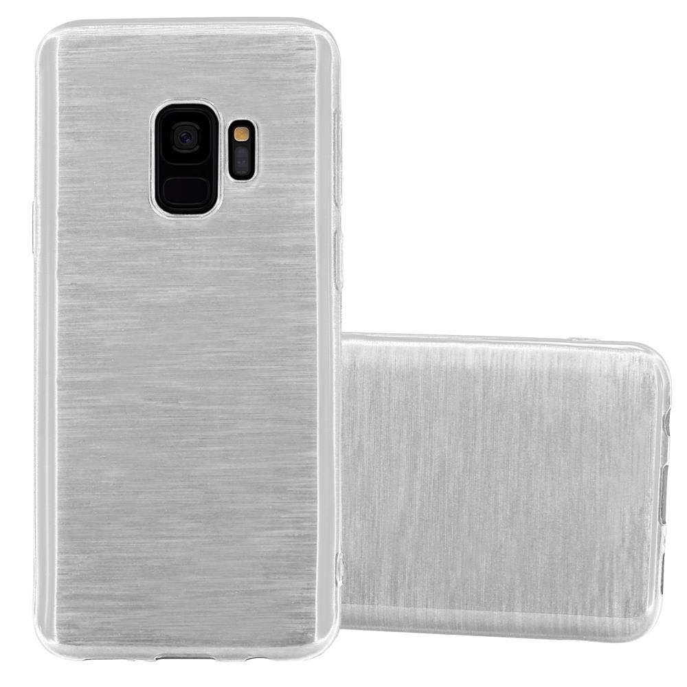 Pokrowiec Do Samsung Galaxy S9 Etui w SREBRNY Silikon Case Cover Obudowa Ochronny TPU Cadorabo
