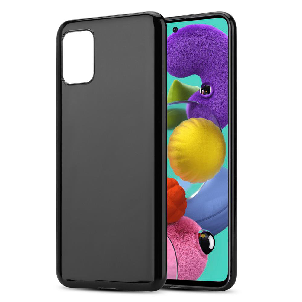 Etui Do Samsung Galaxy A51 4G / M40s Pokrowiec w CZARNY Obudowa Ochronny TPU Silikon Case Cover Cadorabo