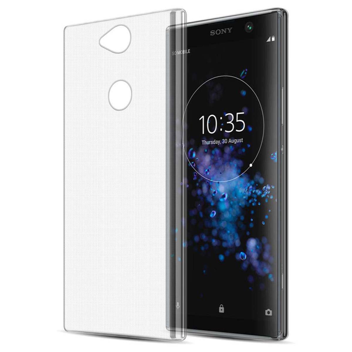 Etui Do Sony Xperia XA2 PLUS Pokrowiec w W PEŁNI PRZEZROCZYSTY Obudowa Ochronny TPU Silikon Case Cover Cadorabo