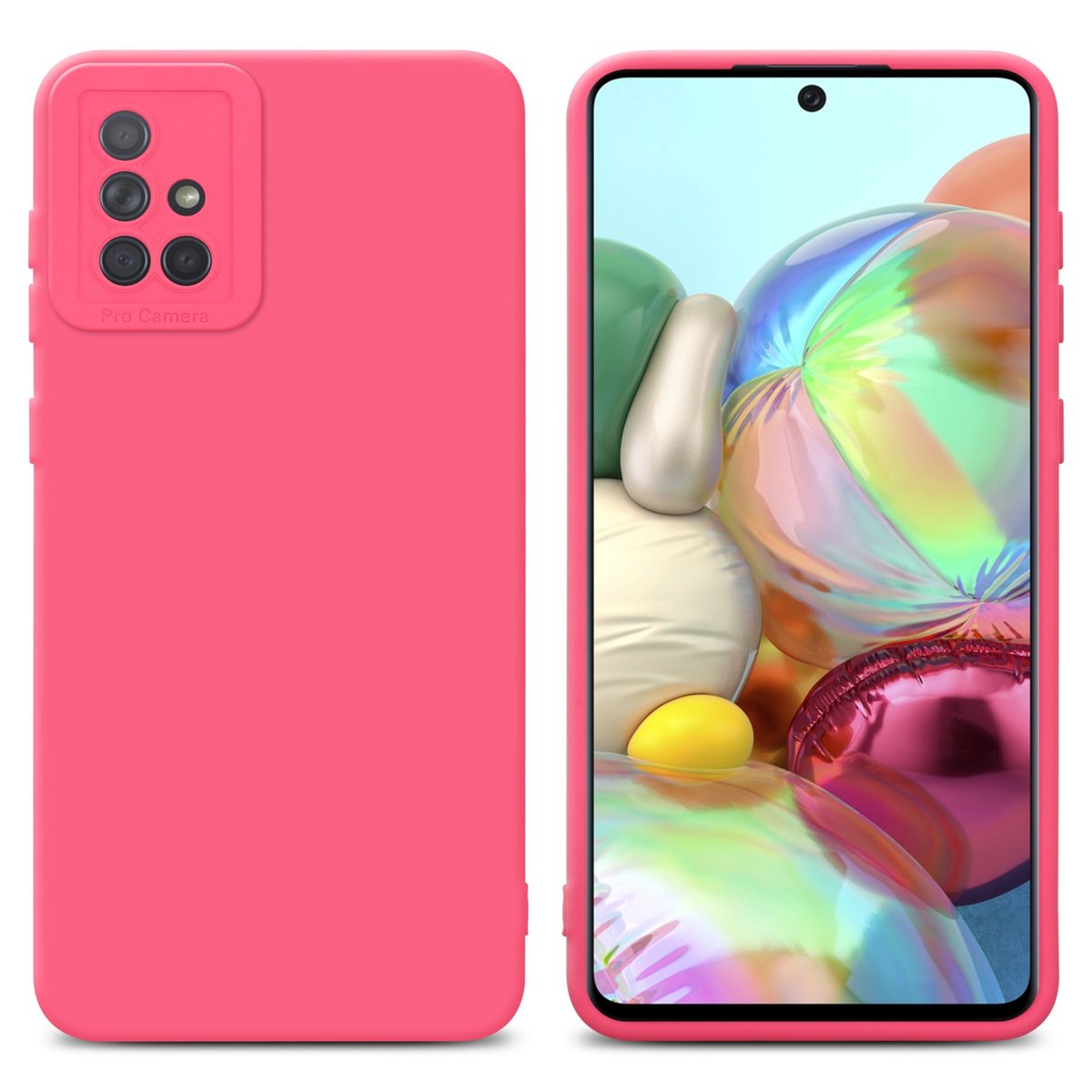 Pokrowiec Etui Do Samsung Galaxy A71 4G w FLUID PRĘT TPU Silikonowe Obudowa Ochronny Case Cover Cadorabo