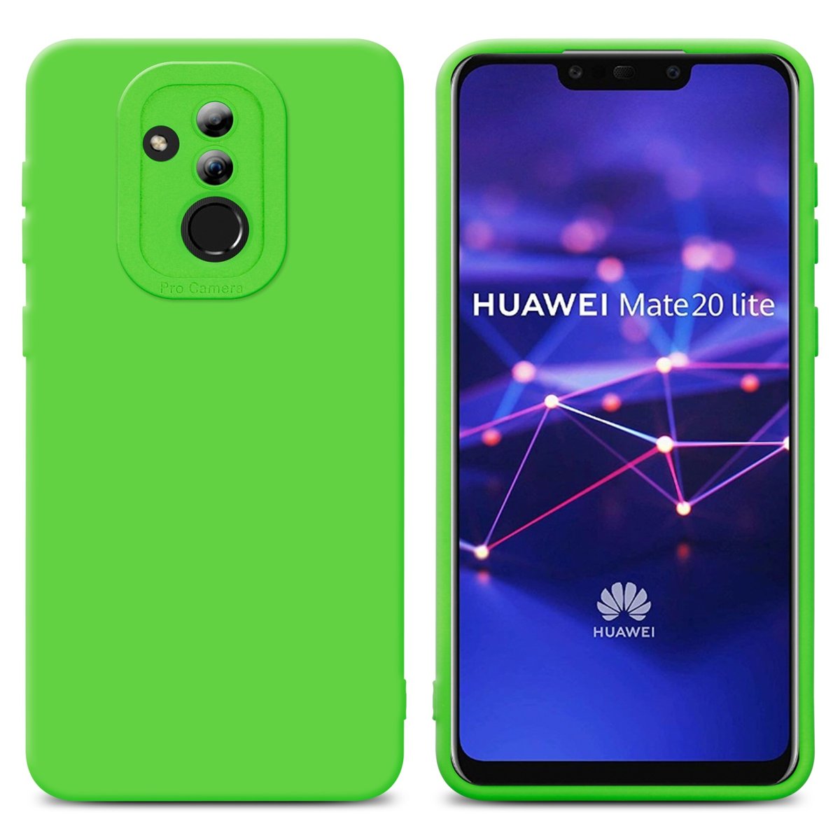 Pokrowiec Etui Do Huawei MATE 20 LITE w FLUID ZIELEŃ TPU Silikonowe Obudowa Ochronny Case Cover Cadorabo