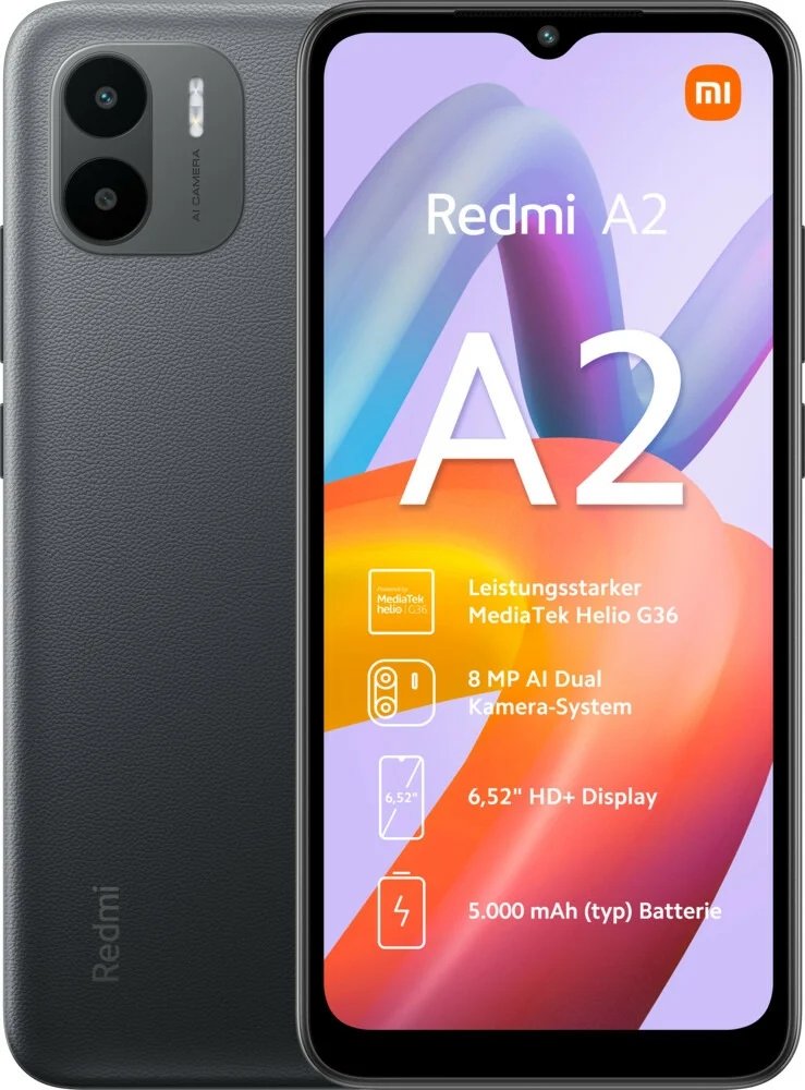 Xiaomi Redmi A2 2GB/32GB Dual Sim Czarny