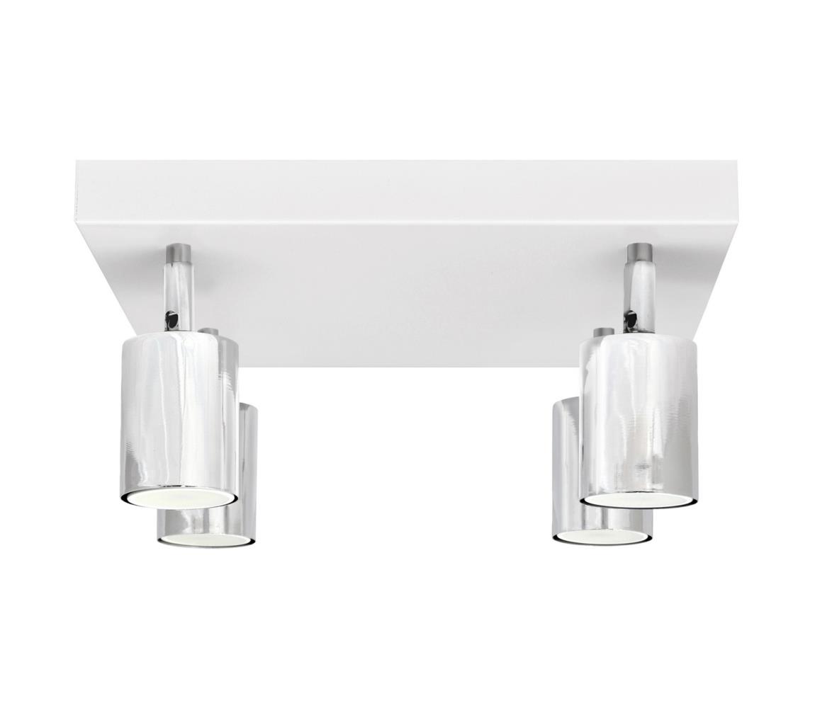 LED Oświetlenie punktowe TUNE 4xGU10/4,8W/230V matowy chrom/białe