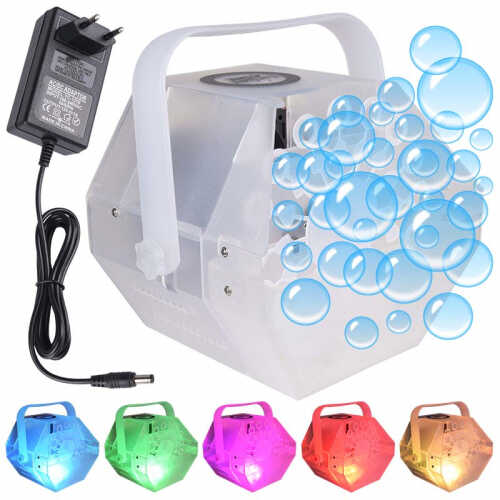 LIGHT4ME BUBBLE LED - podświetlana wytwornica baniek mydlanych