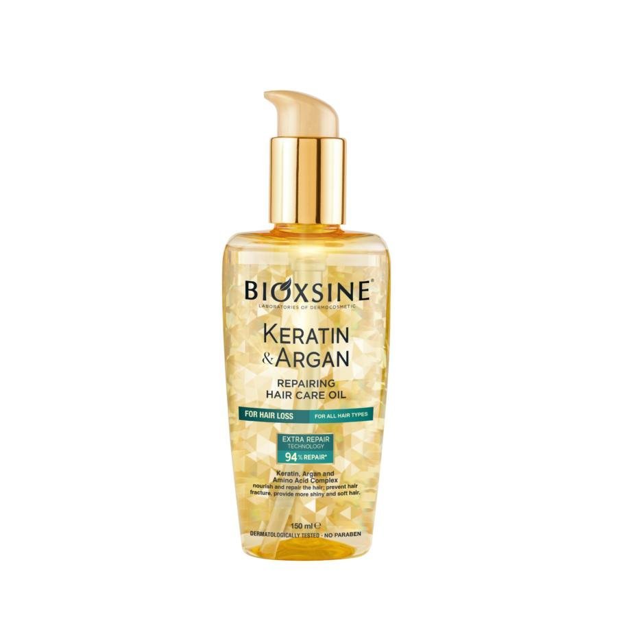 Bioxsine Keratin & Argan regenerujący olejek do włosów 150 ml