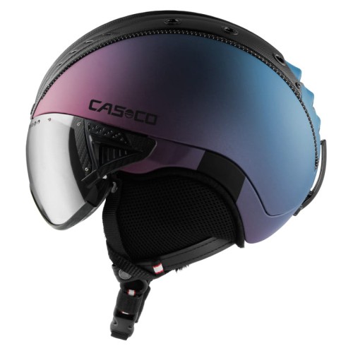 Kask narciarski CASCO SP-2 Visor Carbonic celestrial M