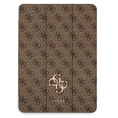 GUESS Etui na iPad 12,9" 2021 Guess 4G Collection Book Cover brąz/brown GUE001470