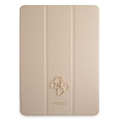 Guess Etui na tablet Etui GUIC12PUSASGO Apple iPad Pro 12.9 2021 5 generacji Book Cover złoty/gold Saffiano Collection GUE1237GLD
