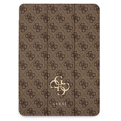 Guess Etui na tablet Etui GUIC11G4GFBR Apple iPad Pro 11 2021 3 generacji Book Cover brąz/brown 4G Collection GUE1227BR