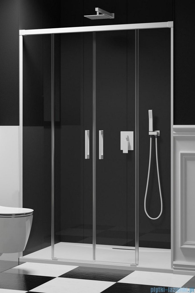 Radaway Idea White Dwd drzwi 140cm szkło przejrzyste 387124-04-01