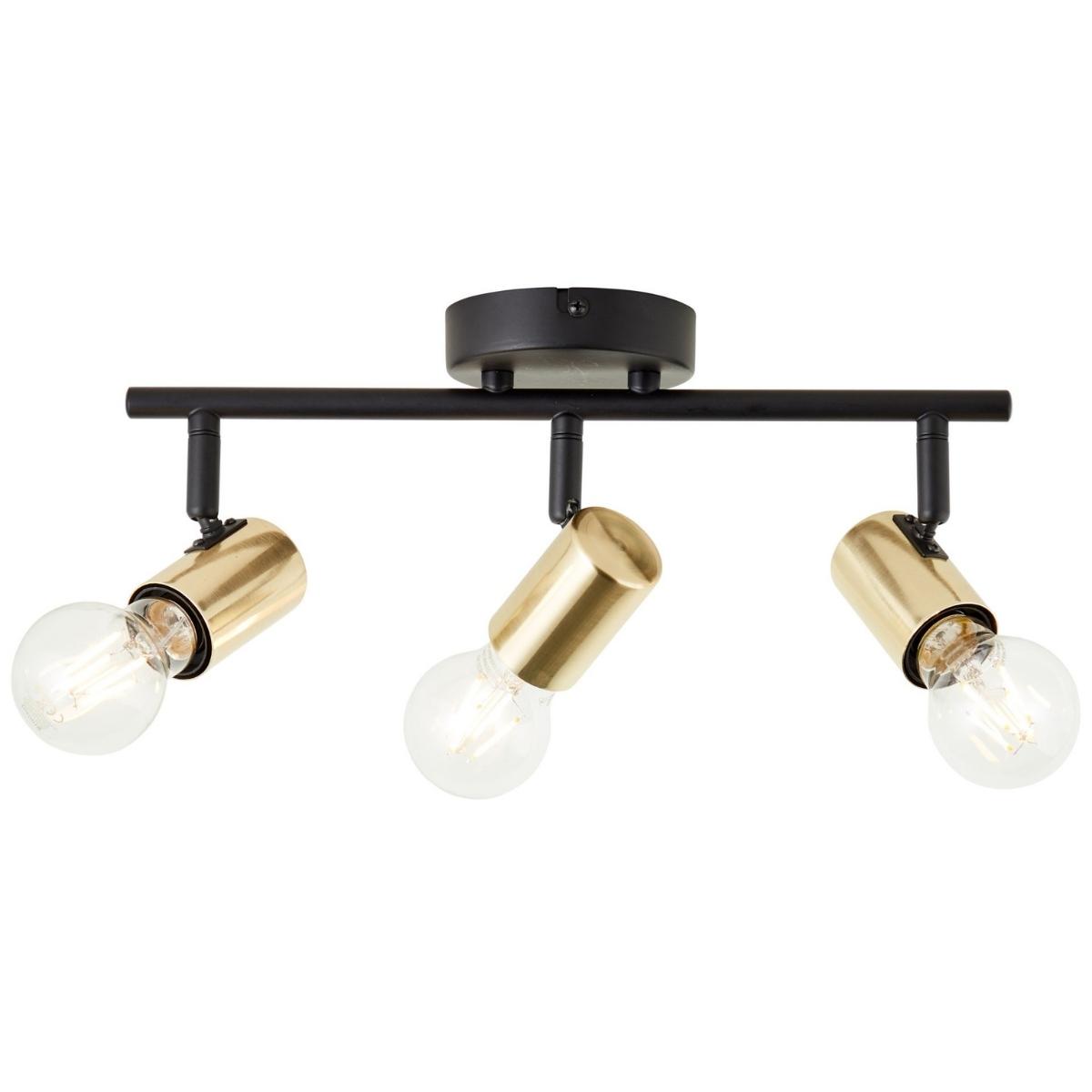 Loftowa lampa sufitowa Kerry 99715/72 Brilliant regulowana czarna mosiądz