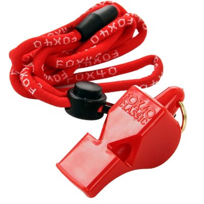Fox Gwizdek sędziowski 40 Classic Safety czerwony 9903-RED