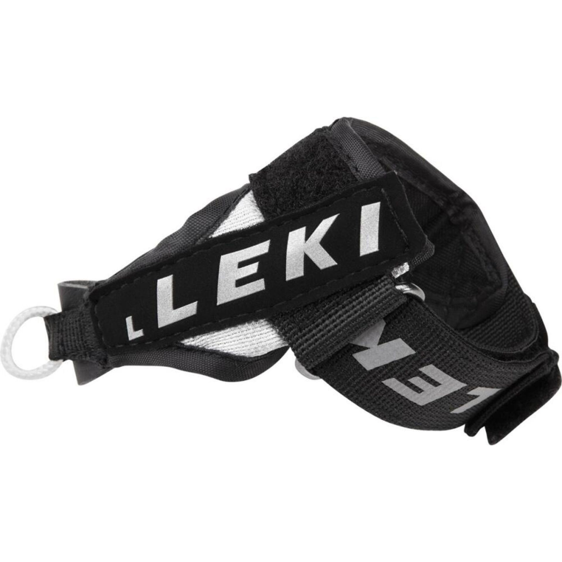 LEKI Trigger Shark Strap rękawiczki-paski do kijków, srebrny 886331125