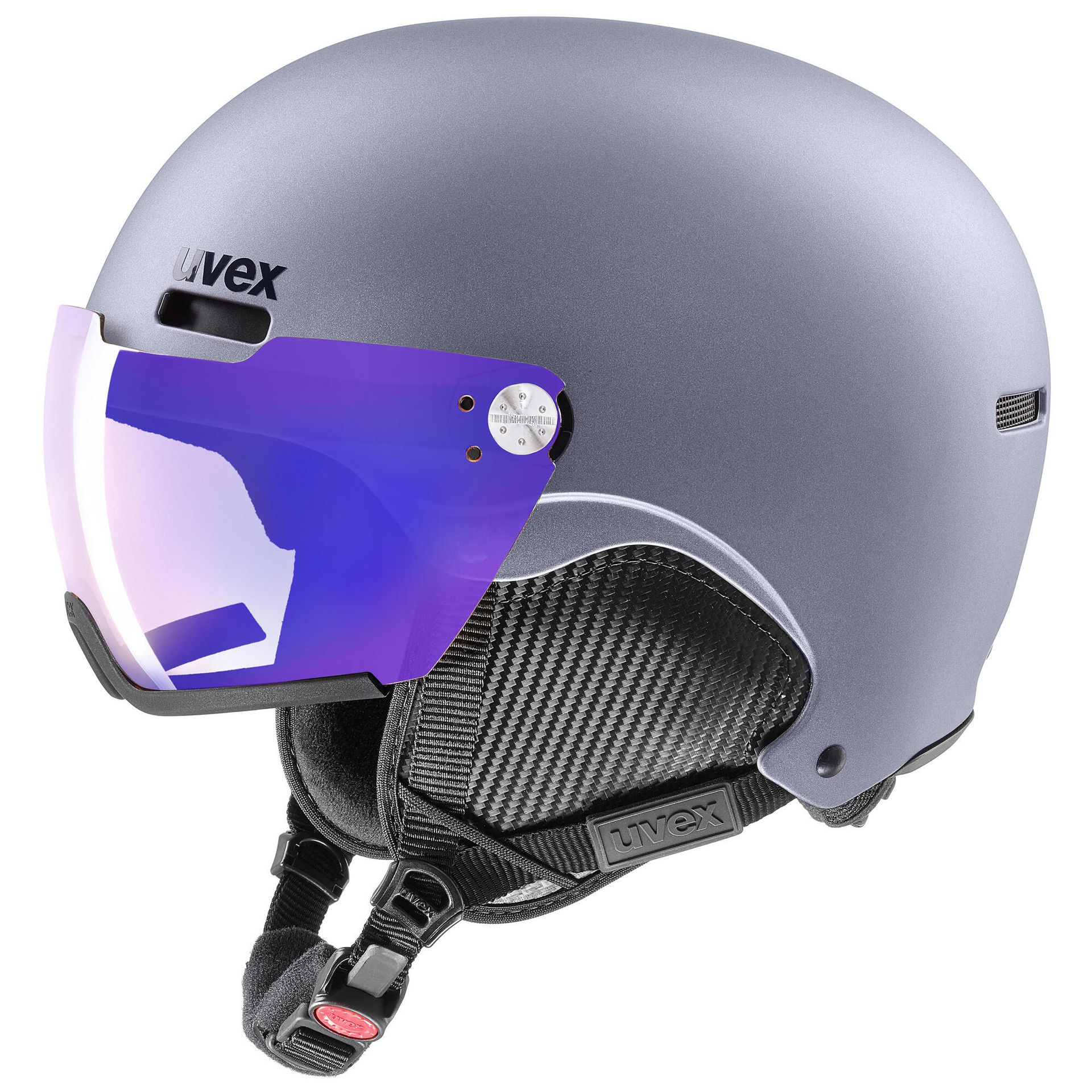 Kask narciarski Uvex hlmt 500 visor variomatic szary