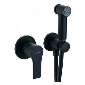 KLUDI 489983965 ZENTA SL zestaw higieniczny - komplet; czarny mat