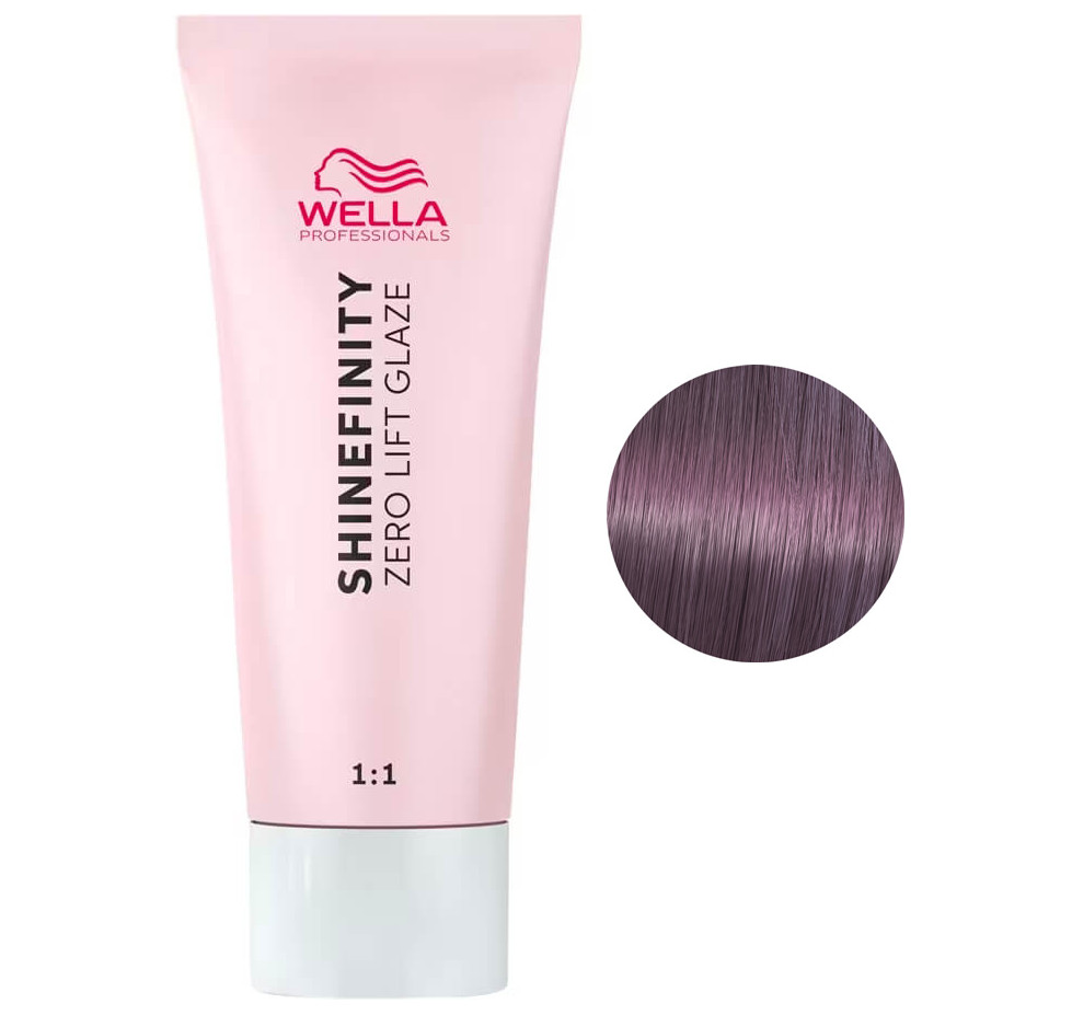 Wella Shinefinity Zero Lift Glaze, farba półtrwała do włosów, 00/66 violet, 60ml