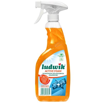 Płyn do mycia zatłuszczonych powierzchni Ludwik Active foam Exotic Fruits 0,6l  !