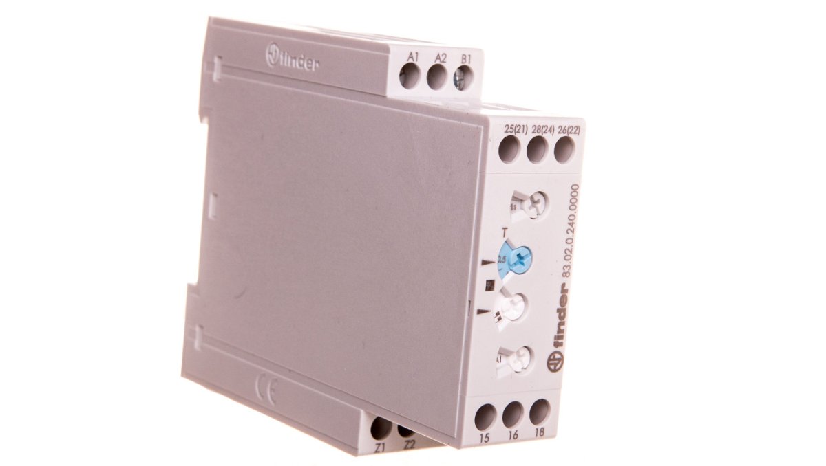 Finder Przekaźnik czasowy 2CO 16A 12-240V AC/DC, Wielofunkcyjny AI, DI, GI, SW,B