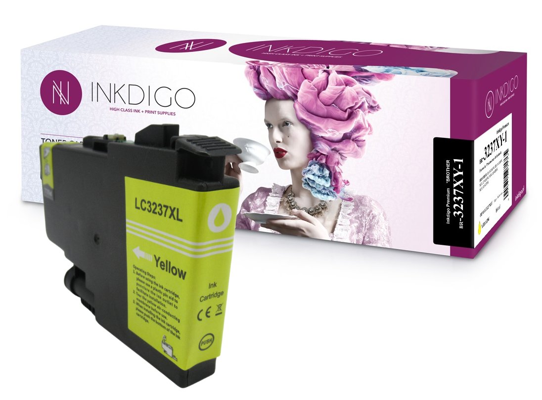 Tusz do Brother MFC J5945DW MFC J6945DW MFC J6947DW Yellow zgodny z LC3237Y