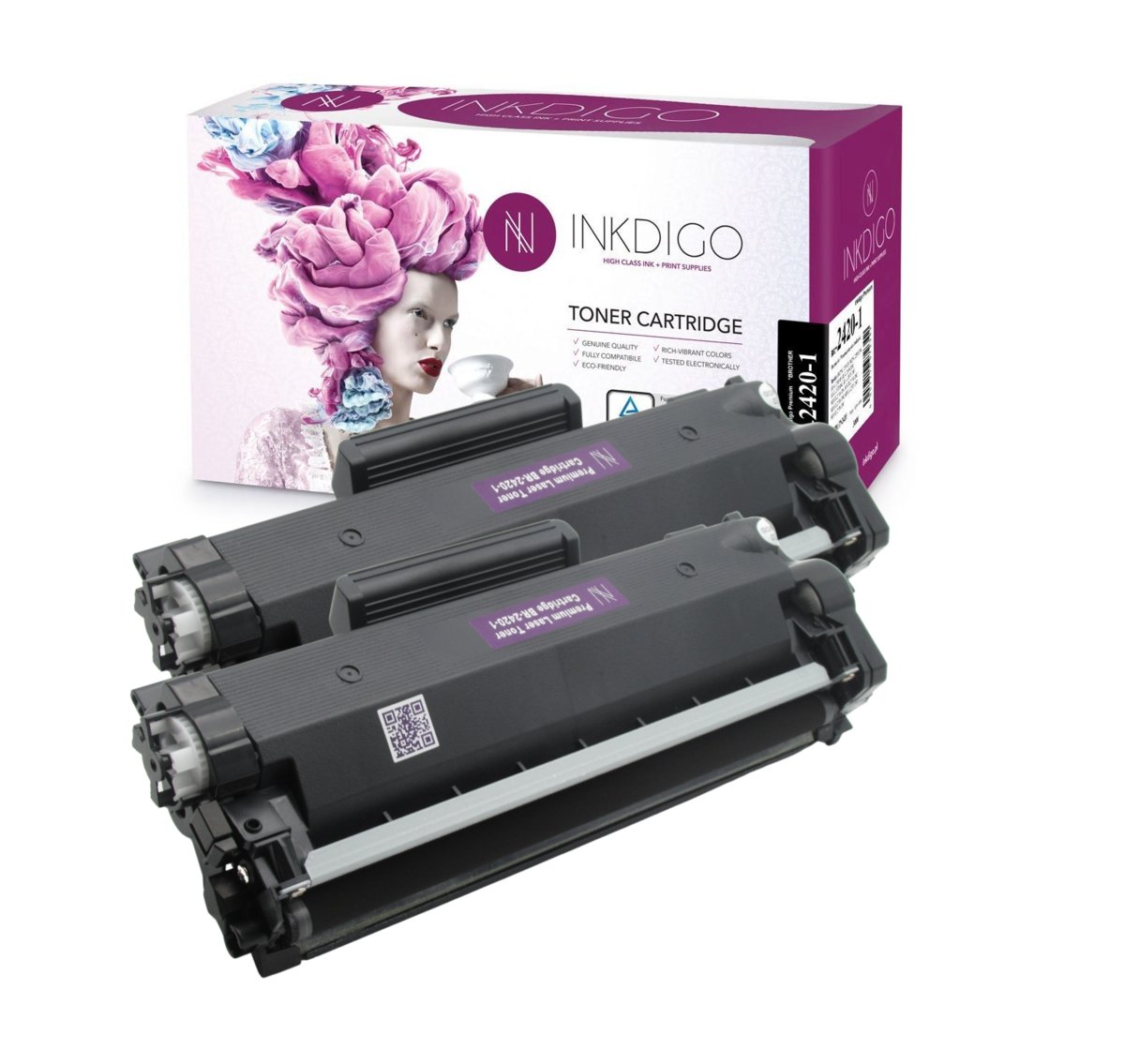 2x Toner do Brother DCP-L2530DW DCP-L2550DN TN2420