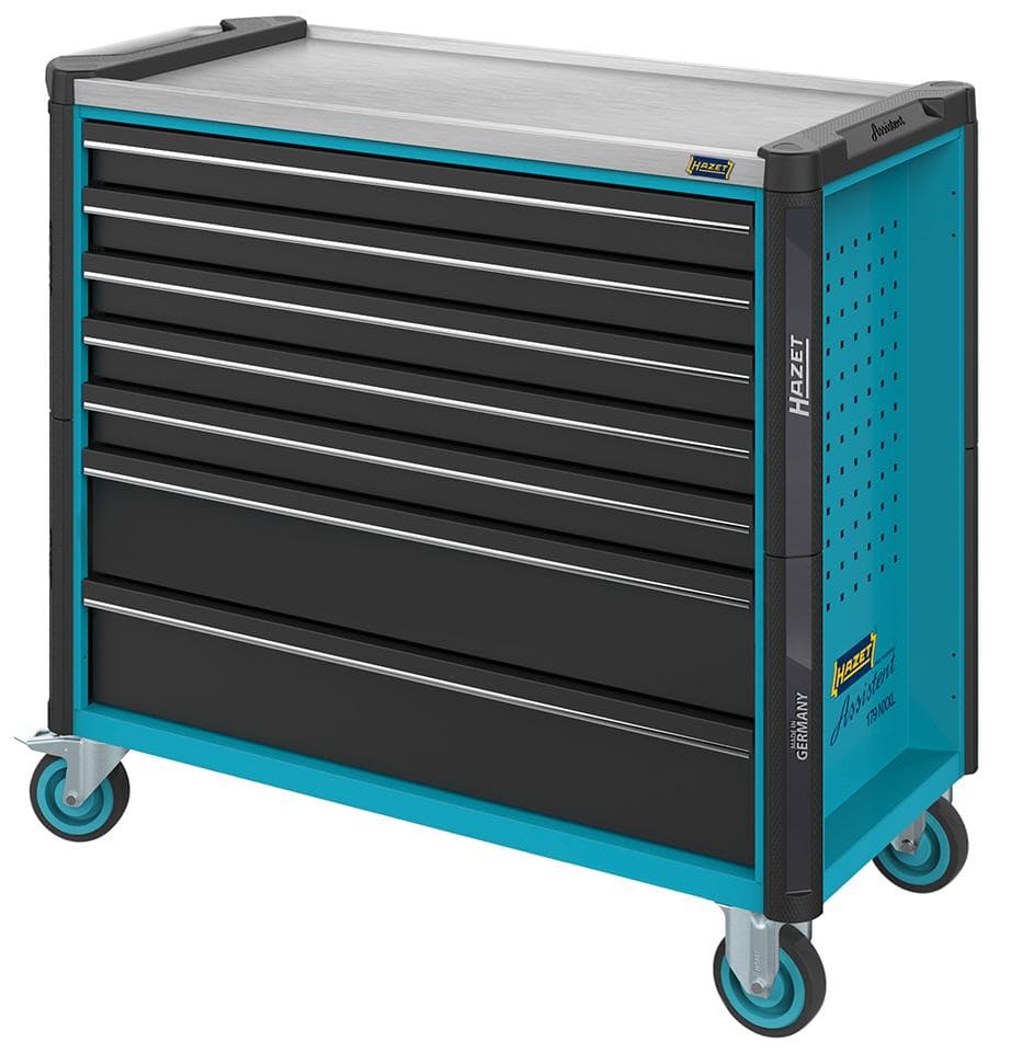 Wózek narzędziowy warsztatowy, 7 szuflad, 340 części, 1133x518x1020mm, 179NXXL-7/340  HAZET