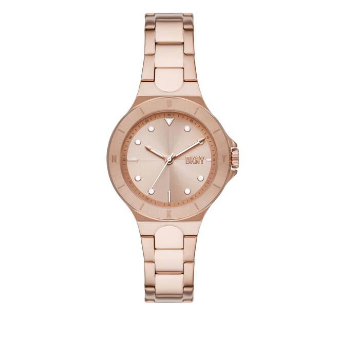 Zegarek DKNY Chambers NY6642 Różowe złocenie