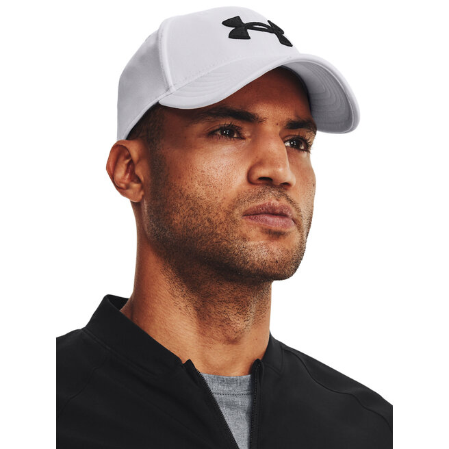 Czapka z daszkiem Under Armour Men's UA Blitzing 1376700-100 White//Black