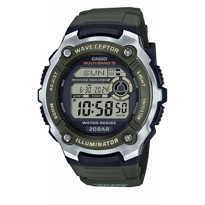 Zegarek Casio Waveceptor WV-200R-3AEF Green