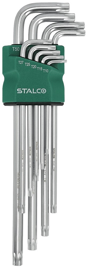 Zestaw kluczy Stalco Torx CRV S-46374 9 el.  !