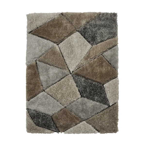 DYWAN SHAGGY CALIFORNIA SZARY/BRĄZ P646A