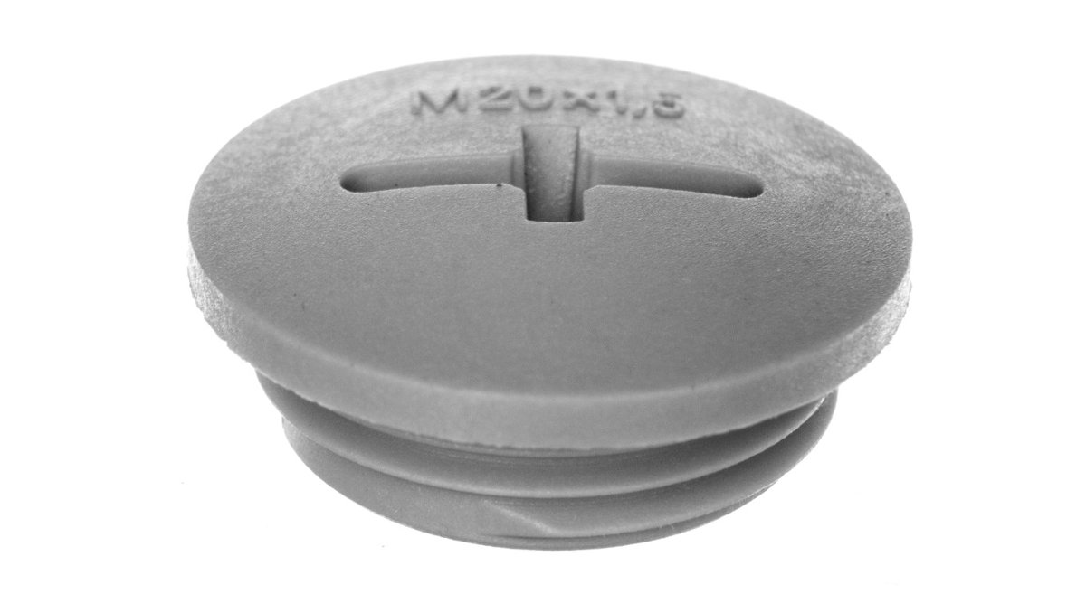 Lapp Kabel Zaślepka poliamidowa M20 IP54 SKINDICHT BLK-GL-M 20x1,5 ciemnoszara 52006121 /100szt./ 52006121