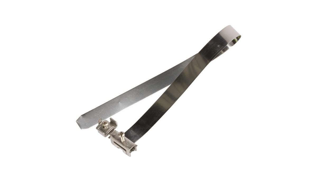 Obo bettermann Taśmowa obejma uziemiająca do rur 3/8 - 6 cali stal nierdzewna 5057558 5057558