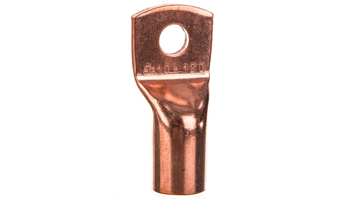 Ergom Końcówka oczkowa miedziana KM 120/10 E11KM-01010106602 /10szt./ E11KM-01010106602