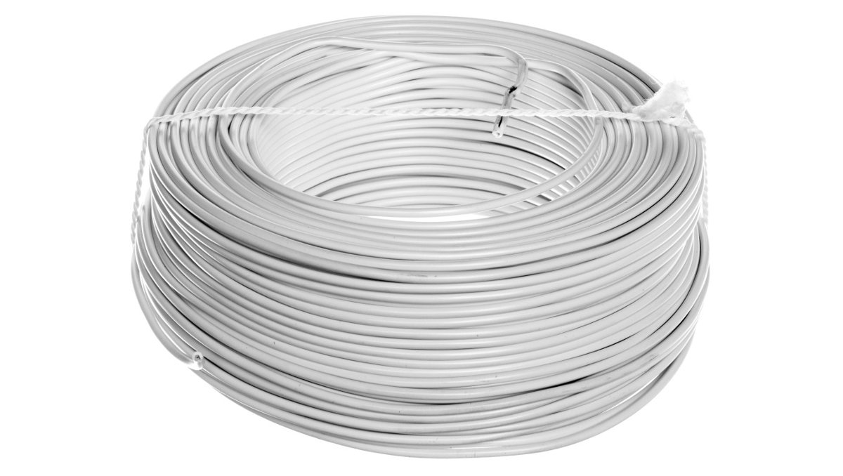 Elektrokabel Przewód instalacyjny H07V-U DY 1 biały 100m T0092 DY 1 X 1 BIAŁY
