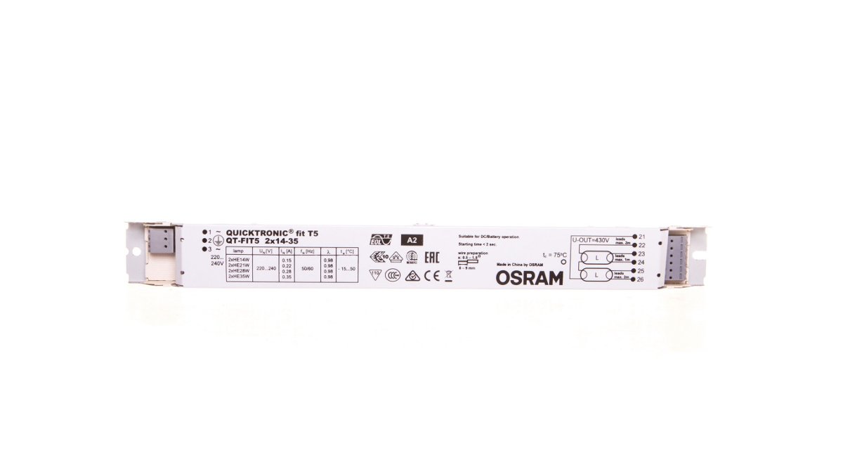 Osram QT fit5 2 X 14 35/220 240 VS20 999022405046