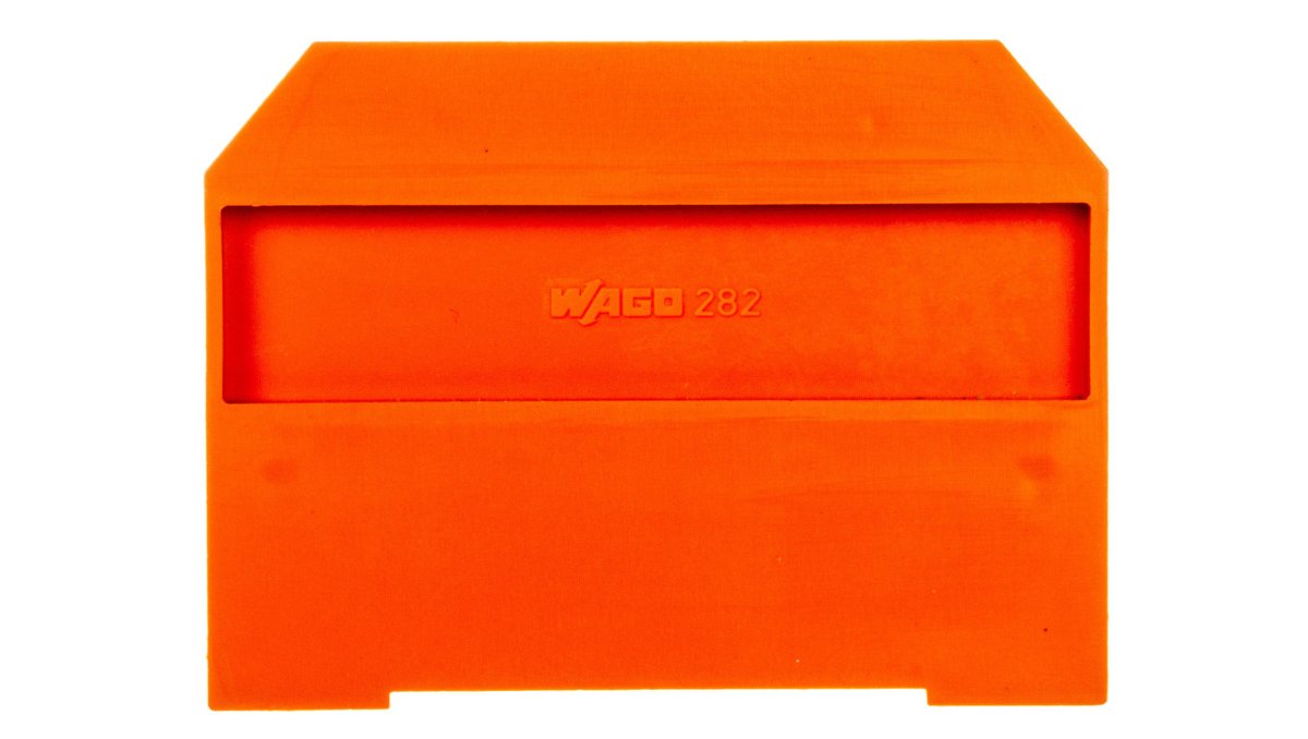 Wago Ścianka końcowa pomarańczowa 282-312 /25szt./ 282-312