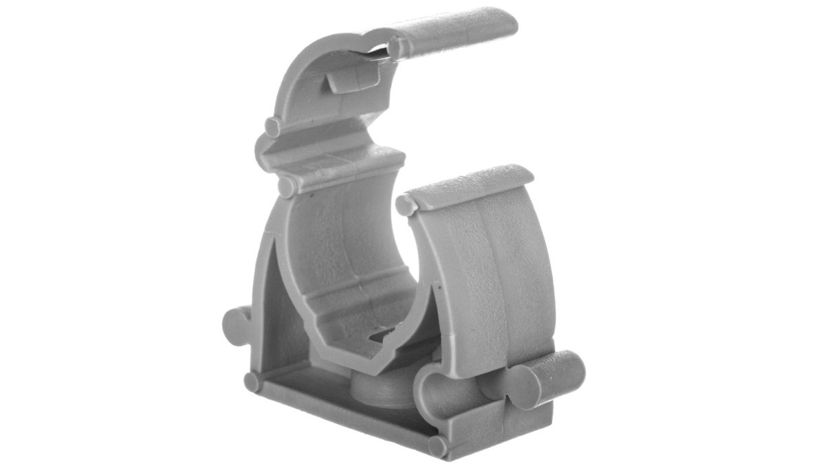 TT Plast Uchwyt zamykany 16mm bezhalogenowy szary UZHF 16 10860 100szt.