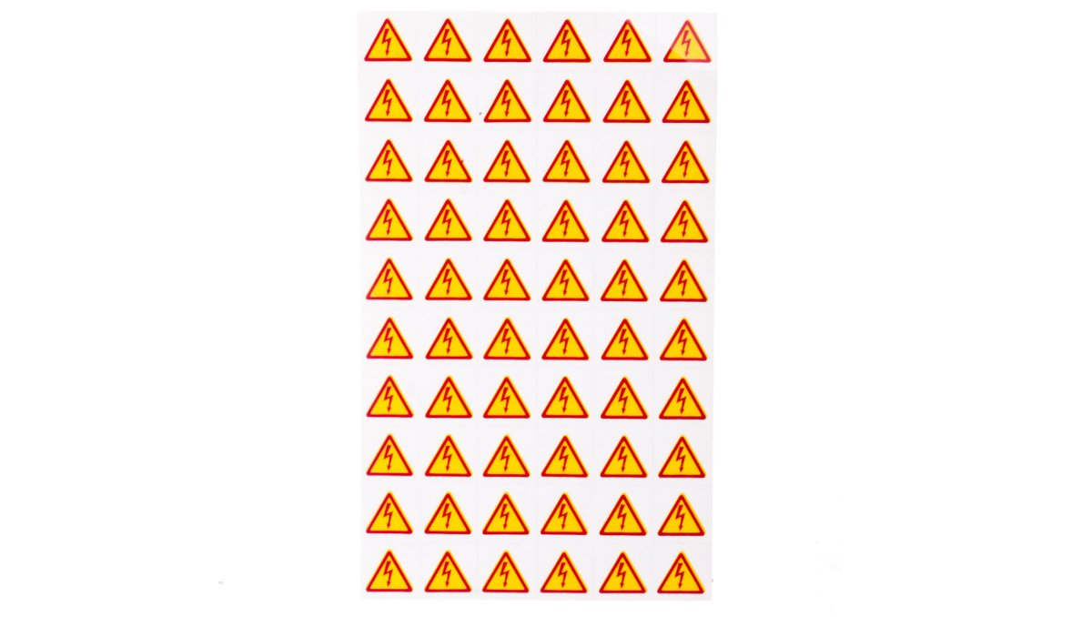 Ergom Znaki samoprzylepne ZS 12/BL E04ZP-02030200400 E04ZP-02030200400