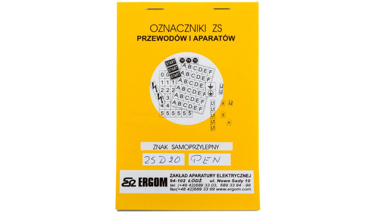 ERGOM Naklejka ZS D20/PEN E04ZP-02030403600