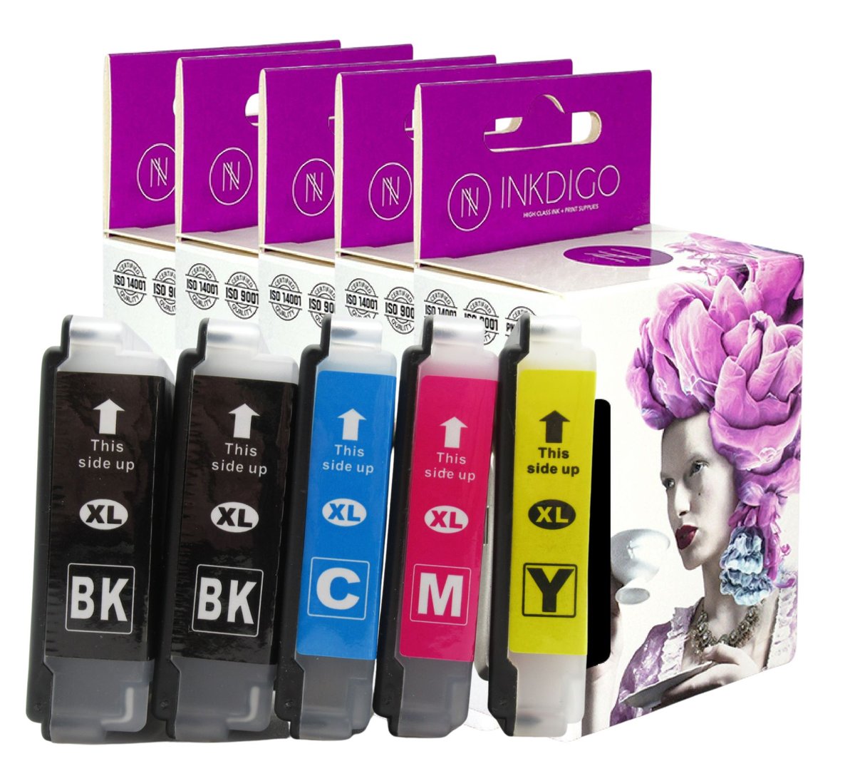 Zestaw do Brother DCP-130 MFC-660 Intellifax 1960 CMY2K zgodny z LC970BK LC1000BK / LC970C LC1000C / LC970M LC1000BM/ LC970Y LC1000Y