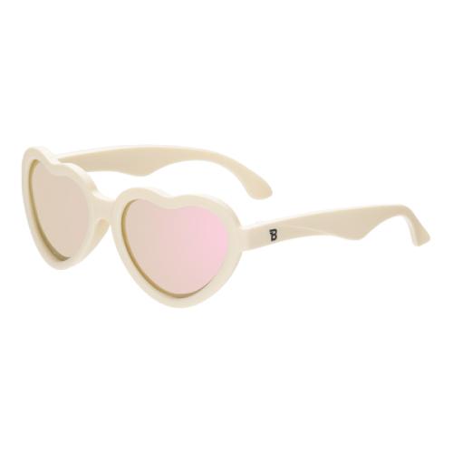 Babiators Okulary przeciwsłoneczne z polaryzacją POLARIZED HEARTS SWEET CREAM ROSE GOLD MIRRORED LENSES 0-2 lat P-HRT-502-S - !!! WYSYŁKA ZA 0 ZŁ PRZY ZAKUPACH POWYŻEJ 49 ZŁ !!!