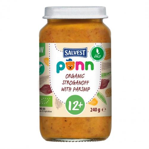 SALVEST PÕNN BIO Stroganoff wołowy z pasternakiem, 240g - !!! WYSYŁKA W 24H !!!