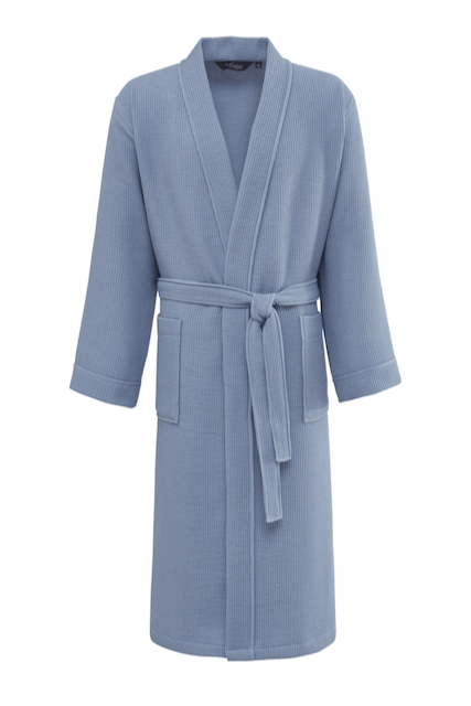 Unisex szlafrok waflowy PIQUE Niebieski M