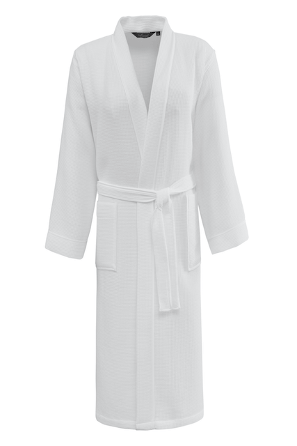 Unisex szlafrok waflowy PIQUE Biały S