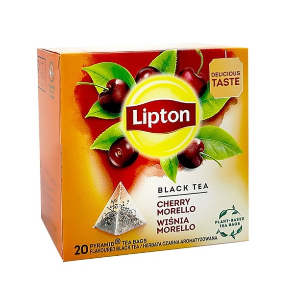 Lipton Herbata owocowa z wiśnia morello 20 torebek