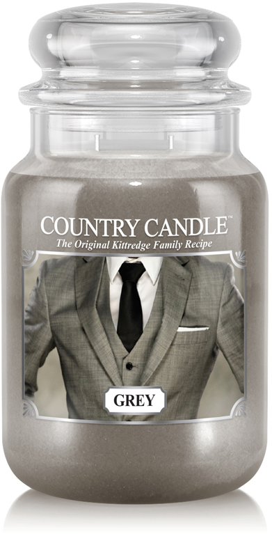Country Candle Grey Scented Candle Grey 680 g - świeca zapachowa 680 g
