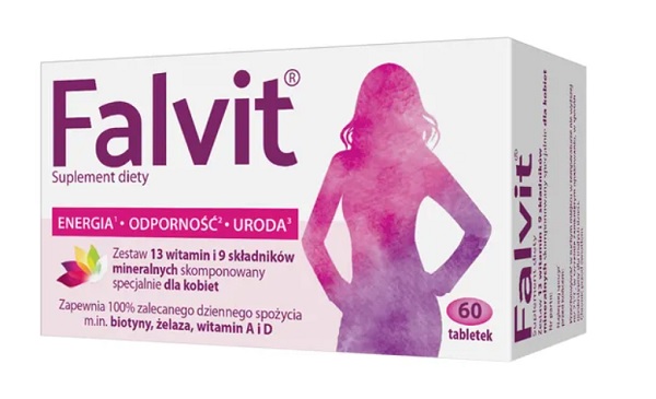 Jelfa S.A. Falvit witaminy dla kobiet, 60 tabl.