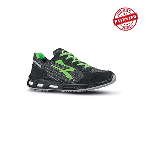 U-Power - Damskie trampki bezpieczeństwa June S1 SRC - RL20241, czarny, 35 EU