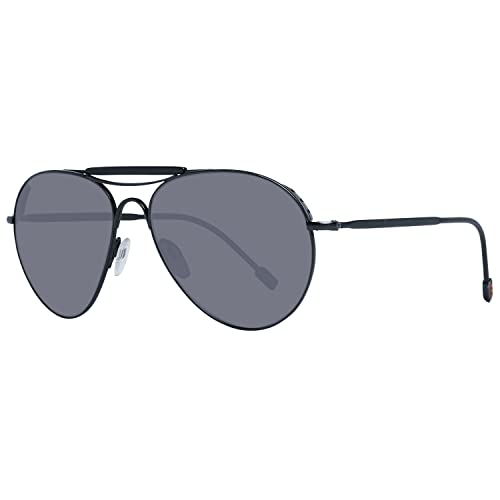 Zegna Couture ZC0020 C57, Czarny (Nero Opaco/Fumo), 57